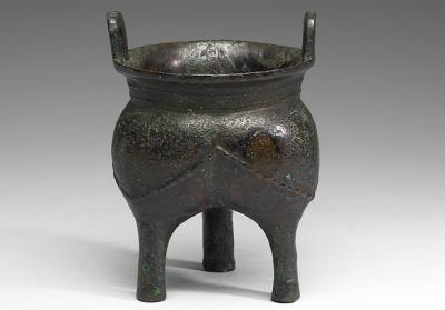 图片[3]-Li cooking vessel with inscription “Yu (fish)” , late Shang dynasty, c. 13th-11th century BCE-China Archive